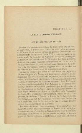 La lutte contre l'Europe