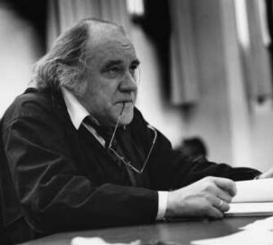 August Everding (1928-1999; Regisseur, Intendant). Dezember 1985