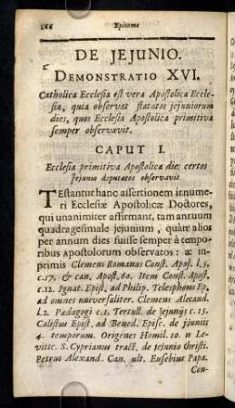 266-280, De Jejunio. Demonstratio XVI. Cap. I. - III.