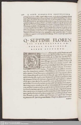 Adversus Marcionem Liber Secundus