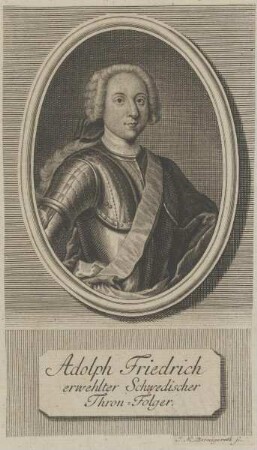 Bildnis des Adolph Friedrich, König von Schweden