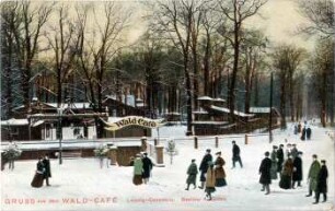 Gruss aus dem Wald-Café : Leipzig-Connewitz