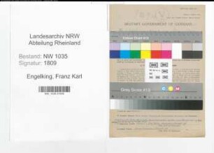 Entnazifizierung Franz Karl Engelking , geb. 09.11.1894 (Gewerbeoberlehrer)