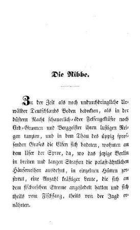 Die Ribbe