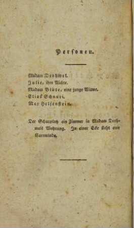 Max Helfenstein : ein Lustspiel in zwei Akten