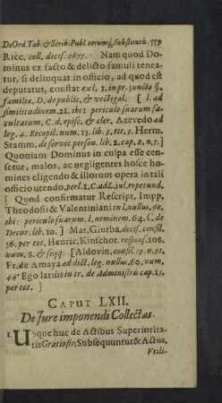 Caput LXII. - LXVII.