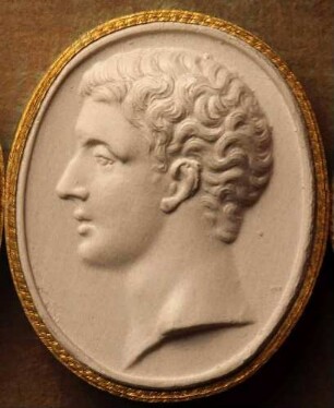 Profilbild des Germanicus (Daktyliothek, Das Alterthum nach Lippert und Visconti)