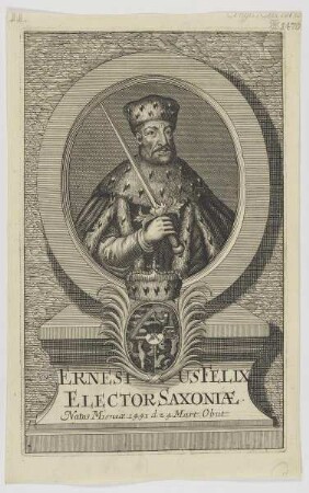 Bildnis des Ernestus Felix Saxoniae