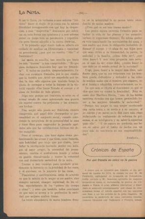 Crónicas de España : Por qué España no entró en la guerra