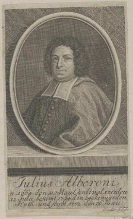 Bildnis des Julius Alberoni
