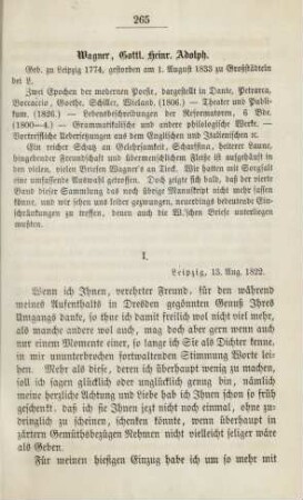 Wagner, Gottl. Heinr. Adolph