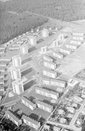 Sprendlingen: Neue Wohnsiedlung mit Hochhäusern, Hirschsprung Siedlung