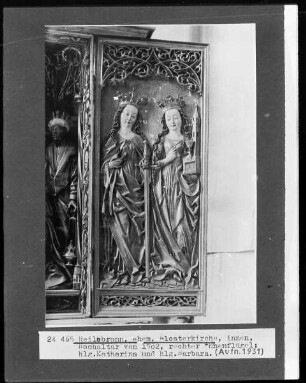 Die Heilige Katharina und die Heilige Barbara