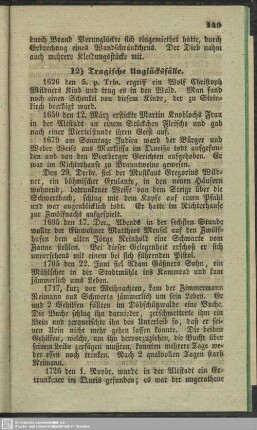 12. Tragische Unglücksfälle