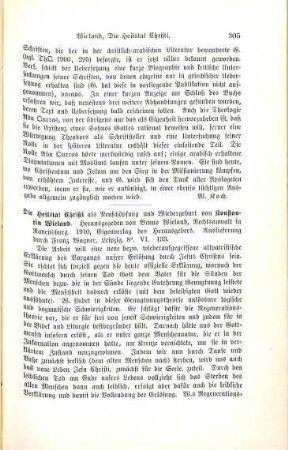 305-306 [Rezension] Wieland, Konstantin, Die Heilstat Christi als Neuschöpfung und Wiedergeburt