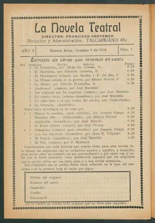 1918000700: El maldito dinero : boceto dramático