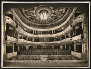 Landestheater, Altenburg: Zuschauerraum mit Bühnenportal