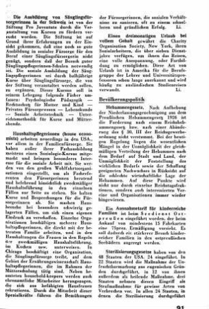 Haushaltspflegerinnen (house economists) [Soziale Ausbildungs- u. Berufsfragen]