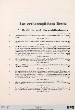 Aus erzherzoglichem Besitz (Nr. 35-64)