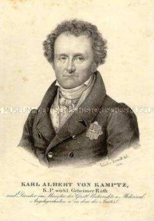 Karl Albert von Kamptz, preußischer Minister