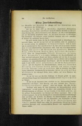 ¬Eine¬ Zurückweisung : der Angriffe des Professor Dr. Preyer auf das Gymnasium durch Professor Dr. Vaihinger