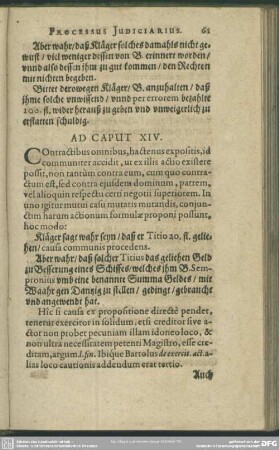 Ad Caput XIV