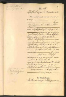 Standesamtsbuch der Stadt Aschaffenburg: Geburten 365/1900 - 184/1901