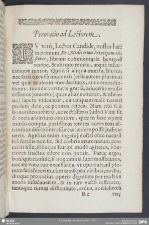 Peroratio ad Lectorem