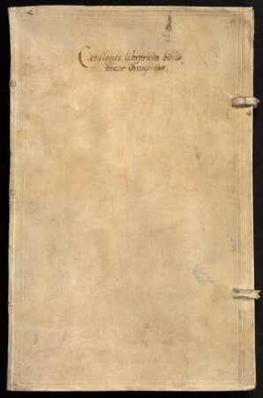 Catalogus librorum bibliothecae Grempianae