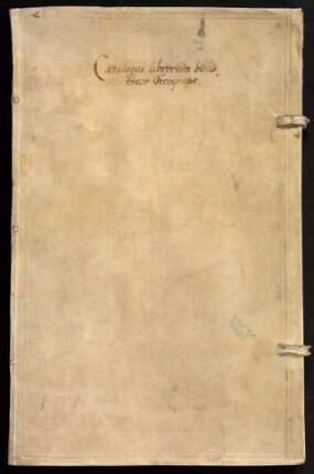 Catalogus librorum bibliothecae Grempianae