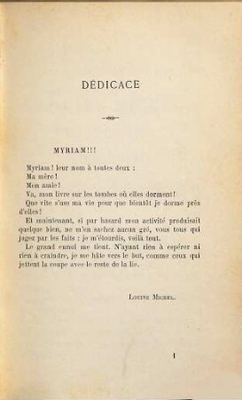 Mémoires de Louise Michel écrits par elle-même, 1
