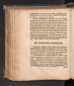 Ex Ordine Ivridico.
