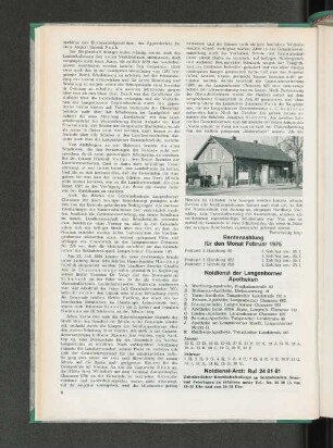 Rentenzahlung für den Monat Februar 1975