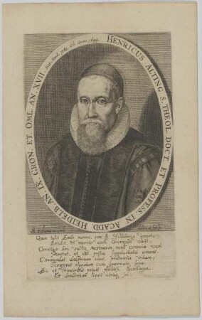 Bildnis des Henricus Alting