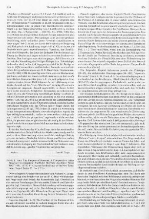 835-837 [Rezension] Jervis, L. Ann, The purpose of Romans