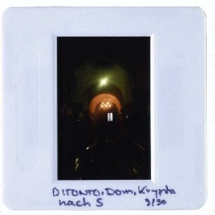 Bitonto, Kathedrale : Krypta, nach Süden