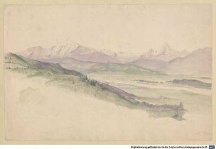 Nachlass von Eduard Metzger (1807 - 1894) - BSB Ana 570, XV. Reisezeichnungen Berchtesgaden, Salzburg und Umgebung - Ana 570(XV