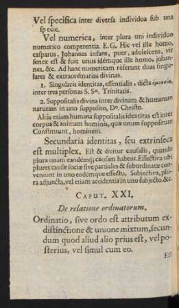 Caput. XXI. De relatione ordinatorum.