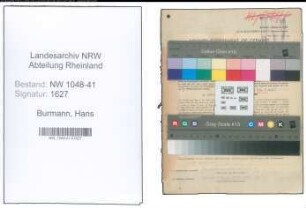 Entnazifizierung Hans Burmann , geb. 09.02.1900 (Polizist)