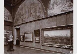 Blick in die Ausstellung der Nationalgalerie, 2.Cornelius-Saal