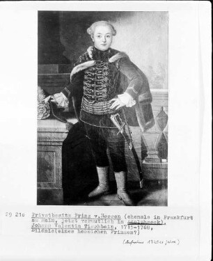 Bildnis (eines hessischen Prinzen?)