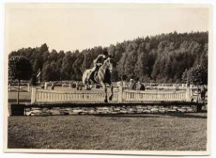 Gartenanlage Stadion Sachsenring, Bad Elster: Sportfeld: Sprungreiter
