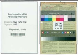 Entnazifizierung Maria Neymanns , geb. 01.11.1897 (Gastwirtin)