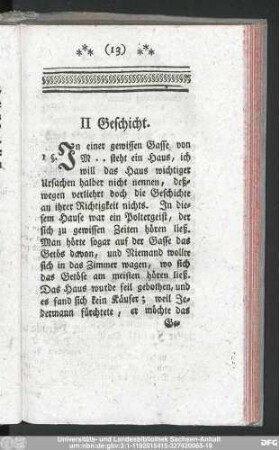 II Geschicht.