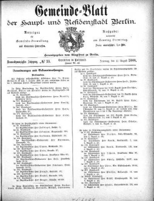 1888,33: No. 33, 12. August 1888