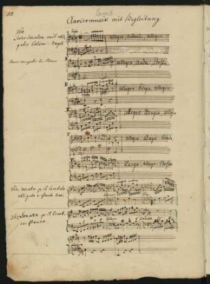 Claviermusik mit Begleitung