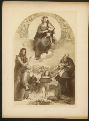 Madonna di Foligno, Vatikanische Museen, Rom: Ansicht