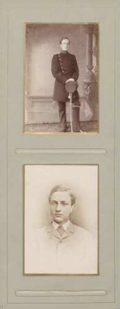 oben: Erbgroßherzog Friedrich II. von Baden unten: Prinz Ludwig Wilhelm von Baden