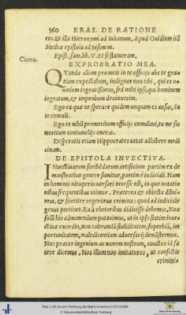 De Epistola Invectiva