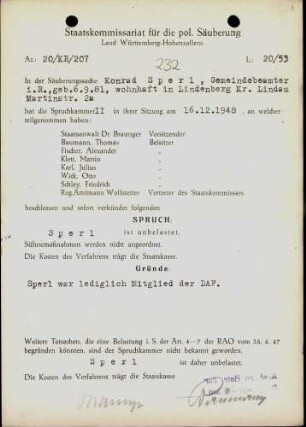 Sperl, Konrad